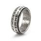 Titanium Steel Viking Rune Rotating Ring