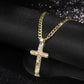 Jesus Crucifix Pendant Necklace – 14K Gold Plated, Gift Box & Spiritual Protection 🙏