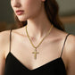 Jesus Crucifix Pendant Necklace – 14K Gold Plated, Gift Box & Spiritual Protection 🙏