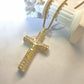 Jesus Crucifix Pendant Necklace – 14K Gold Plated, Gift Box & Spiritual Protection 🙏
