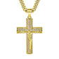 Jesus Crucifix Pendant Necklace – 14K Gold Plated, Gift Box & Spiritual Protection 🙏