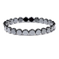 Square Beaded Hematite Bracelet For Men
