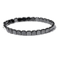Square Beaded Hematite Bracelet For Men