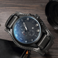 Men's Business Quartz Watches with PU Leather Strap