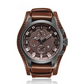 Men's Business Quartz Watches with PU Leather Strap