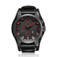 Men's Business Quartz Watches with PU Leather Strap