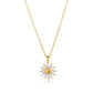Sunflower Pendant Necklace for Women