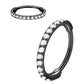Stylish Diamond Earrings & Nose Ring