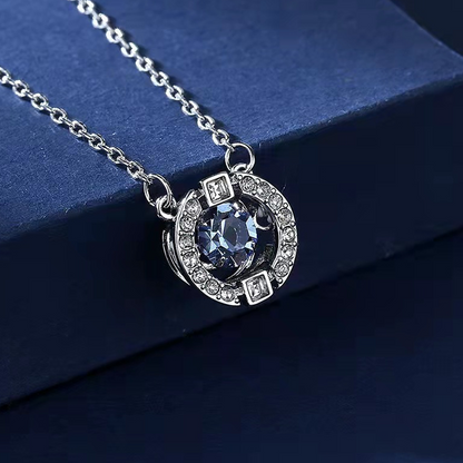 💥 Sweatproof Plated Sparkling Dance Rhinestone Necklace