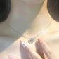 💥 Sweatproof Plated Sparkling Dance Rhinestone Necklace