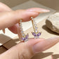 Sparkling Butterfly Crawler Earrings
