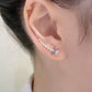 Sparkling Butterfly Crawler Earrings