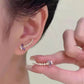 Sparkling Butterfly Crawler Earrings