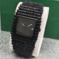 Bling Geometric Square Dial Watch