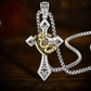⛪ LIMITED-TIME 50% OFF! ✨ Vintage Crown Cross Necklace – Titanium, Hypoallergenic, Meaningful ✝️