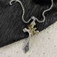 ⛪ LIMITED-TIME 50% OFF! ✨ Vintage Crown Cross Necklace – Titanium, Hypoallergenic, Meaningful ✝️