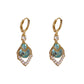 ✨Sky Blue Drop Dangle Hoop Earrings
