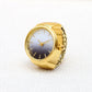 ⌚ Creative Round Quartz Finger Ring Watch – Stylish, Adjustable & Compact – Unique accessory for daily wear or parties ✨
