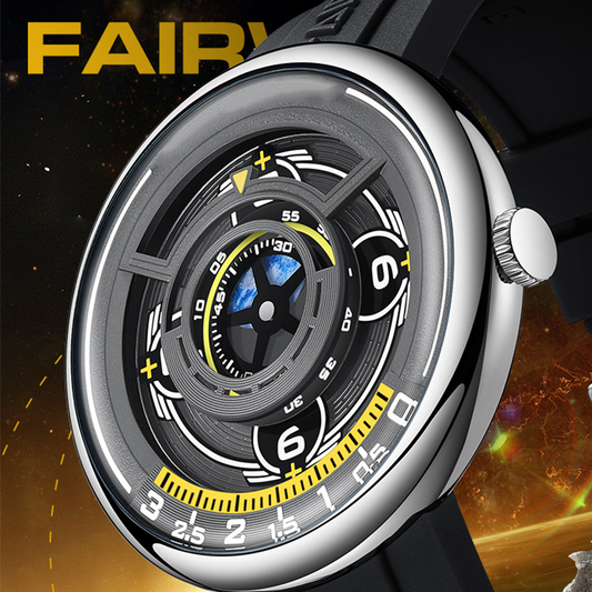 Fashion Space-Inspired Luminous Quartz Watch