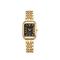 ⌚ LIMITED-TIME 50% OFF! ✨ Women's Square Quartz Watch – Gold, Rectangular Dial, 200mm 🌸