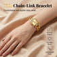⌚ LIMITED-TIME 50% OFF! ✨ Square Dial Bracelet Watch for Women with Rhinestones – Chunky Chain-Link, Elegant, Sparkling Accents 💫