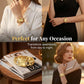 ⌚ LIMITED-TIME 50% OFF! ✨ Square Dial Bracelet Watch for Women with Rhinestones – Chunky Chain-Link, Elegant, Sparkling Accents 💫