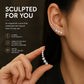 ⚡Starry Flower Rhinestone Ear Climber Earrings