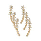 ⚡Starry Flower Rhinestone Ear Climber Earrings