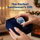 ⌚ LIMITED-TIME 50% OFF! ✨ Men's Rhombus-Shaped Watch – Stainless Steel, Blue Dial, Elegant 🌀