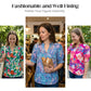 ✨ Women’s Casual Floral Short Sleeve Shirt