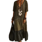 👗 LIMITED-TIME 50% OFF! ✨ Bohemian Leopard Maxi Dress – V-Neck, Tiered, Flowy Resort Style 🌴