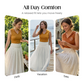Women's High Waist A-Line Long Skirt
