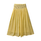 Women's High Waist A-Line Long Skirt