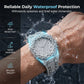 High-Luxury Diamond Quartz Watch