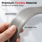 🌀Versatile Self-Adhesive Floor Transition – Flexible to Bend, Cuts to Length, Works on Tile, Wood, Laminate, Concrete