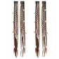 💇‍♀️ LIMITED-TIME 50% OFF! ✨ Maillard Style Pre-Braided Hair Extensions – Bohemian Braids, Metallic Accents, Festival Ready 🌸