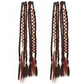 💇‍♀️ LIMITED-TIME 50% OFF! ✨ Maillard Style Pre-Braided Hair Extensions – Bohemian Braids, Metallic Accents, Festival Ready 🌸