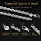 🎉 2026 Sale — Over 27,600 Sold! ⏰ Trendy Dragon Scale Chain Bracelet & Necklace Jewelry Set ✨