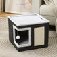 📢📢50% OFF & In Stock⏰ 🏠 Foldable 2-in-1 Cat Cube House – Dual-Level Design, Built-in Scratching Pad & All-Season Comfort – Space-Saving & Portable 🐾