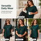 Flattering Pleated Plus Blouse