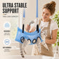 🐾50% OFF NOW ! ✂️2-in-1 Foldable Pet Grooming Bed – Breathable Mesh Cat & Dog Bathing Station with Storage Pockets, Home Pet Grooming Table