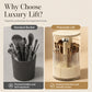 📢📢50% OFF !!⏰Elegant Dustproof Makeup Brush Organize