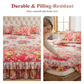 🌸 50% OFF! ✨ 3-Piece Floral Ruffled Bed Skirt Set – Elegant Ruffle Design, Fade-Resistant Reactive Dyeing & Pilling-Resistant Cotton Blend – Conceals Storage with Designer Charm 🛏️