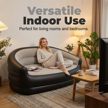 🛋️💨 Inflatable Double Sofa – 49% OFF! Instant comfort, spacious seating, premium flocked surface – quick setup anywhere. 🏠