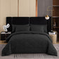 3-Piece Quilted Comforter Set with Shams