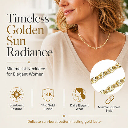 ✨ LIMITED‑TIME 50% OFF! ⚡ Women's Elegant Gold Plated Flat Chain Necklace – Chic, Delicate, Timeless