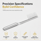 Multifunctional 304 Stainless Steel Pasta Tong and Noodle Server with Thickened Non Slip Design for Home Kitchen