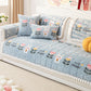 Plush Winter Non-Slip Sofa Cover & Pillowcase
