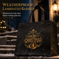 Black Christmas Non Woven Gift Tote Bag Holiday Present Packaging Bag