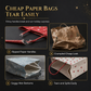 Black Christmas Non Woven Gift Tote Bag Holiday Present Packaging Bag